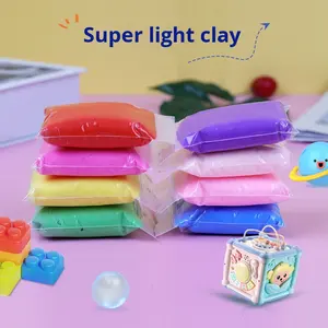 थोक स्टॉक अल्ट्रा-लाइट क्ले 12/24/36 रंग किंडरगार्टन हस्तनिर्मित रंगीन मिट्टी प्लास्टिकलाइन प्लेंटिन प्लेक्टिन स्ली डिय रंगीन मिट्टी - Product Image 4