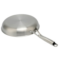 Poêles à frire antiadhésives à 3 plis en acier inoxydable 304 de conception moderne 20/24/28cm Batterie de cuisine avec revêtement pour poêle à frire et cuisson