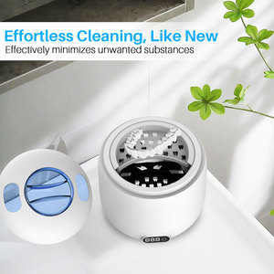 Nettoyeur à ultrasons 200ml 24W avec minuterie numérique pour prothèses dentaires, aligneurs, bijoux, usage domestique, blanc - Product Image 5