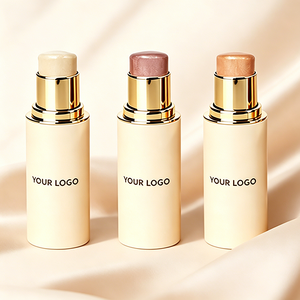 Stick illuminateur végétalien de qualité supérieure, marque privée, crème <span class=keywords><strong>contour</strong></span> scintillante, haute pigmentation, longue tenue, maquillage illuminateur pailleté - Product Image 1
