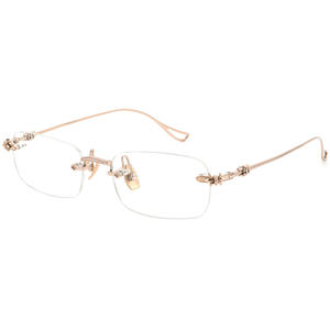 Montura de Gafas Unisex de Titanio Puro, Ligeras, con Forma Geométrica Cuadrada, Modelo <span class=keywords><strong>Kelo</strong></span>* 8808-1 Danyang - Product Image 5