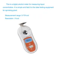Alcoomètre Affichage numérique Réfracteur Alcohol Liquor Concentration Meter