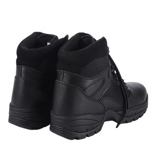 Botas Tácticas de Tobillo HBP05 de Cuero Negro para Senderismo en el Desierto y Entrenamiento en la Montaña - Product Image 3