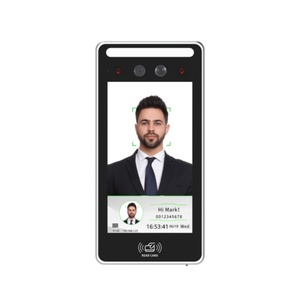 Système biométrique de pointage par empreinte digitale et veineuse du palme, étanche, avec vision nocturne, mesure de température et audio bidirectionnel - Product Image 4