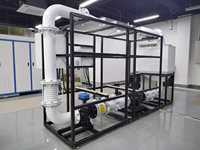 Plateforme compacte de test de tunnel aquatique avec points de mesure multiples pour l'échantillonnage de paramètres hydrodynamiques