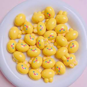 Cuentas de corazón de azúcar de 16MM, Agujero recto, Material DIY hecho a mano, cadena de teléfono móvil, Joyería, abalorios acrílicos - Product Image 5