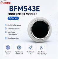 BFM543E 160X160 Modul Sidik Jari Biometrik Kapasitif Anti Jari Basah Kering TTL UART Cloud Smart Lock Kontrol Akses Kunci Pintu