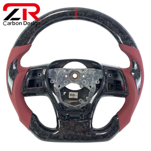 Volante Deportivo de Fibra de Carbono Forjado y Cuero para <span class=keywords><strong>Lexus</strong></span> IS NX GS LS ES GX <span class=keywords><strong>LC</strong></span> UX <span class=keywords><strong>LF</strong></span>, Accesorios Interiores para Automóvil - Product Image 1