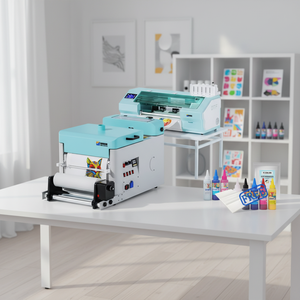 Impresora DTF FCOLOR A3 Rollo <span class=keywords><strong>a</strong></span> Rollo de 30cm 33cm con Horno de Secado para Impresión por Transferencia Térmica con Alimentación Automática de Film Epson XP600 - Product Image 2