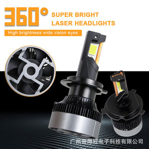 QIDEWIN <b>LED</b> <b>Headlights</b> H4 H7 9005 100W 30000LM High Power Car Lights - Product Image 3