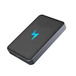 2024 New Style Wholesale 20W PD Quick Charging 10000 MAh Wireless Charger Pocket Mini Portable Power Bank For Mobile Phone