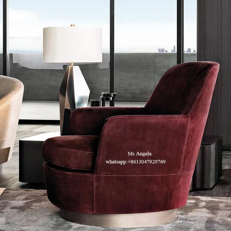 उच्च गुणवत्ता वाले स्टेनलेस स्टील कुर्सी सफेद मखमल अवकाश कुर्सी आधुनिक सिंगल सोफा कुर्सी लाउंज कमरे में रहने वाले फर्नीचर