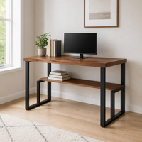 Pieds de table géométriques en fer Wekis, styles à cadre ouvert pour mobilier de salle à manger, de bureau et de conférence, vente en gros, fourniture pour projets personnalisés