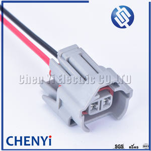 <span class=keywords><strong>2</strong></span> Pin/Way Brandstofinjector Connectoren Pluggen Met Kabeldraad Pigtail Voor Mazda 350z 6189-0060 Met 15Cm 18awg - Product Image 2