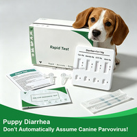 Kit de test combiné 4-en-1 pour la diarrhée canine : CPV, CCV, Giardia, CRV – Résultat rapide – Test de santé pour animaux de compagnie