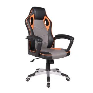 Meubelfabriek Oranje In Hoogte Verstelbare Draaibare Gaming Seat Pu Handpad Racing Kantoor Bureaustoel