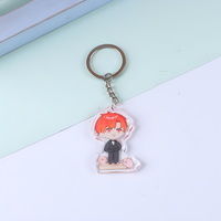 Porte-clés Fabricant OEM ODM Porte-clés Pendentif Transparent Clair Breloques Porte-clés Acrylique Personnalisé Porte-clés Porte-clés en Plastique Accessoires