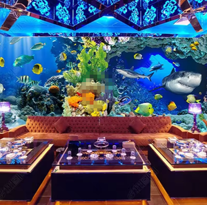 Monde sous-marin <span class=keywords><strong>Aquarium</strong></span> adhésif mur 3d fonds d'écran océan dans la chambre des enfants - Product Image 2