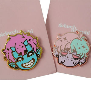 プロのOEM金属工芸品ギフト、カスタムロゴ入りソフト/ハードエナメルピンバッジ（衣類用） - Product Image 2