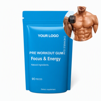 SPL OEM Vitamine Pré-Entraînement Chewing-gum Créatine Supplément Énergétique Sportif Chewing-gum Énergétique Pré-Entraînement