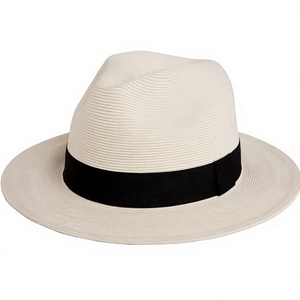 Sombrero Fedora de Paja para Playa, Trenzado Fino, UPF50+, Unisex, Modelo Stardancer, Hecho en China - Product Image 1