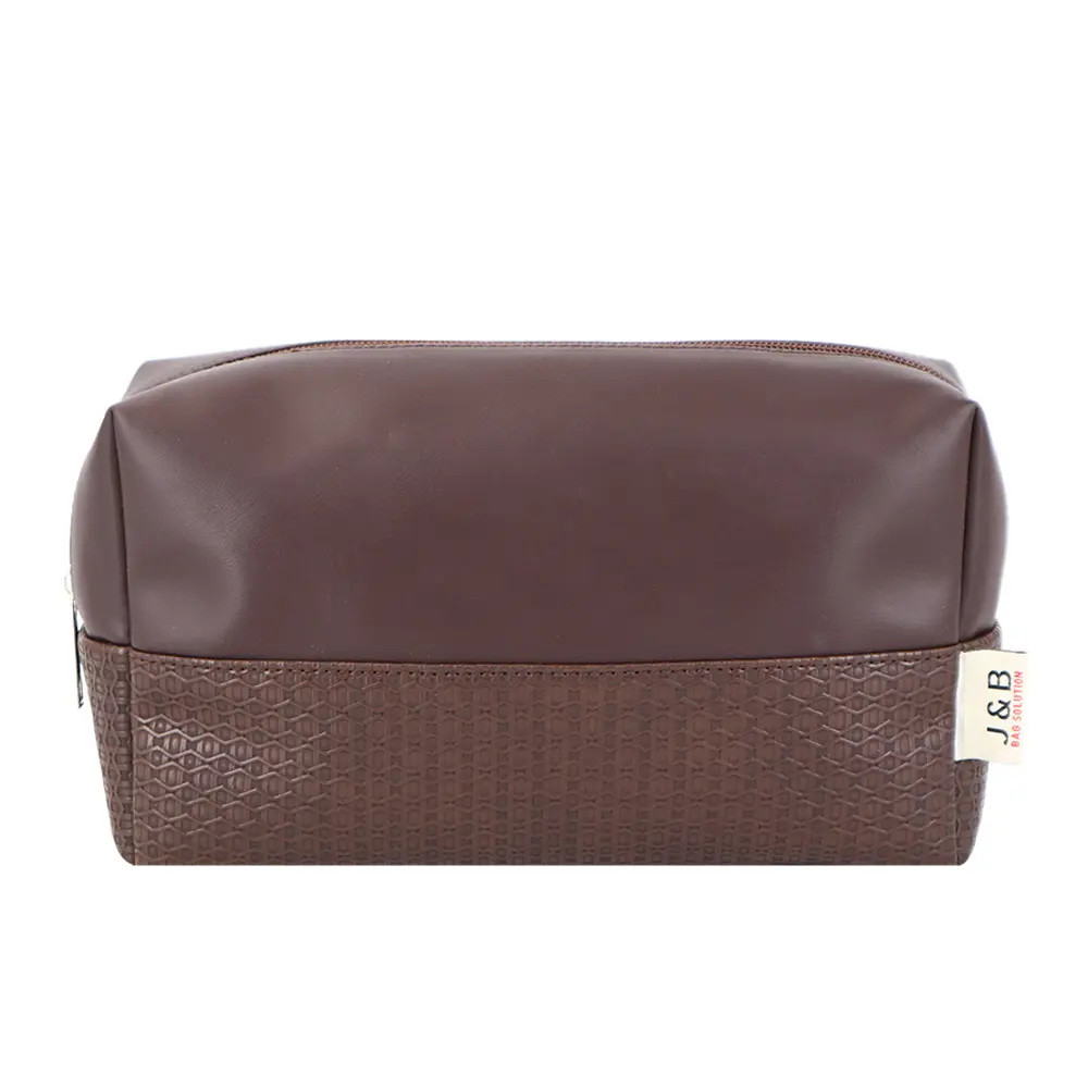 New Design PU Cosmetics Bag Portable Travel Storage Wash Bag Leather Luxury Makeup Bag