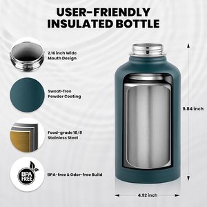 <span class=keywords><strong>Termo</strong></span> de Acero Inoxidable con Aislamiento de 24 Horas, 64 oz, para Viajes - Product Image 1