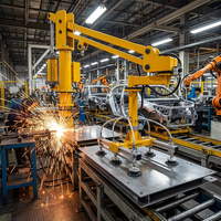 Lengan Robot Industri 6 Axis Efisiensi Tinggi Baru dengan Cangkir Hisap Vakum Presisi Tinggi untuk Penanganan Kaca dan Pengangkatan Baja Karbon