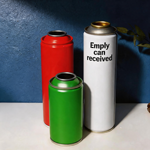 Lata <span class=keywords><strong>de</strong></span> Aerosol <span class=keywords><strong>de</strong></span> Hojalata con Logotipo Personalizado, 52mm 57mm 65mm, Envase Metálico Vacío para Cuidado del Automóvil, Pintura en Aerosol, Productos Químicos, Fábrica <span class=keywords><strong>de</strong></span> Envases - Product Image 1
