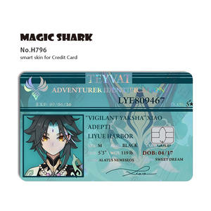 बैंक कार्ड फ्रंट साइड सुरक्षात्मक त्वचा स्टिकर कस्टम वाटरप्रूफ हटाने योग्य होलोग्राम एटम क्रेडिट कार्ड कवर स्टिकर - Product Image 5