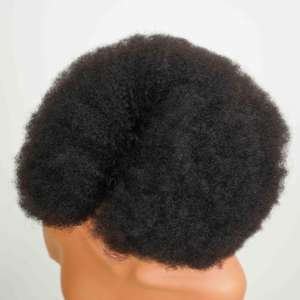Perruques Bouclées Kinky <span class=keywords><strong>Afro</strong></span> Bombes 100 % Cheveux Humains Naturels Fluffy de 14 à 20 Pouces Fabriquées à la Machine à Prix de Gros pour Vente en Vrac - Product Image 6
