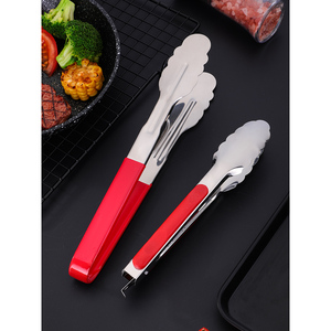 Pinces alimentaires en acier inoxydable 304, pinces à barbecue, pour grillades, steaks, rôtis, viandes, hot pot, résistantes à la chaleur, ustensile de cuisine - Product Image 2