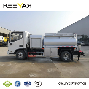 FOTON 4000 리터 연료 탱크 트럭 4x2 디젤 6000L 연료 오일 트럭 단일 택시 트럭 오일 탱크 판매 - Product Image 3