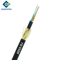 Cable de fibra óptica para exteriores, Cable ADSS G652D, tipo chaqueta de PE, ADSS, el mejor precio