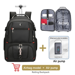 Borsone sottovuoto con ruote da 60L borsone da viaggio <span class=keywords><strong>idrorepellente</strong></span> con <span class=keywords><strong>zaino</strong></span> a rulli airbag <span class=keywords><strong>zaino</strong></span> svizzero - Product Image 3