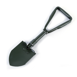 Pala plegable de acero al carbono para exteriores, minipala portátil ligera para supervivencia táctica - Product Image 4