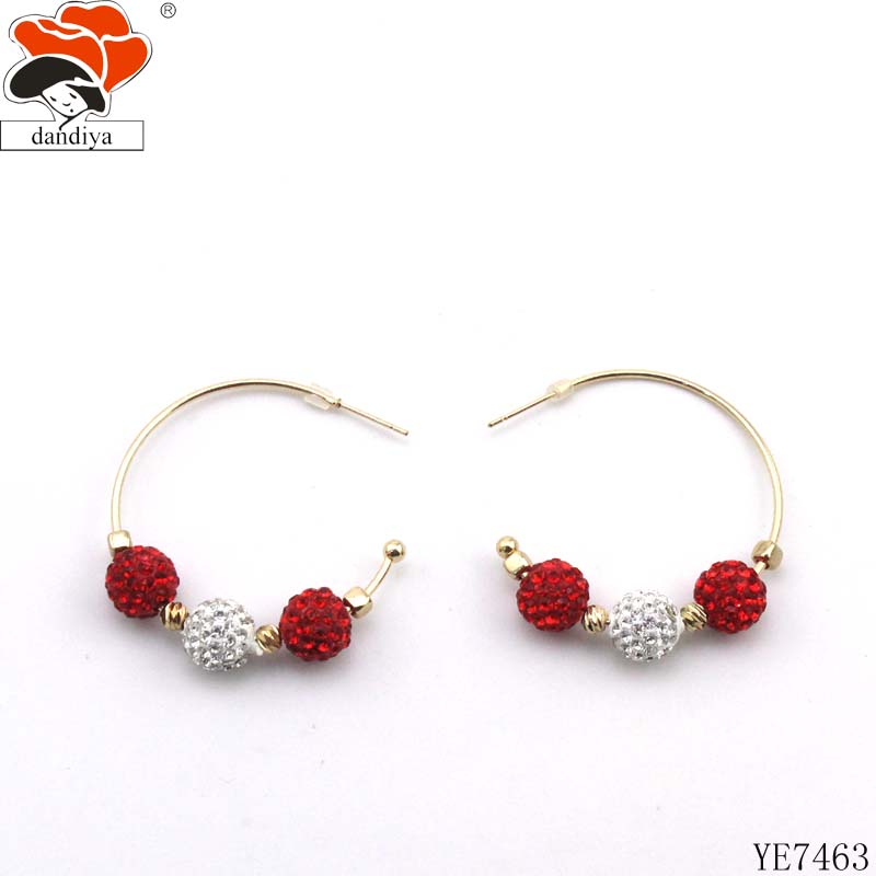 Boucles d'oreilles boule strass de luxe pour femmes, feu d'artifice, bijou américain scintillant, cadeau de maternité, grec