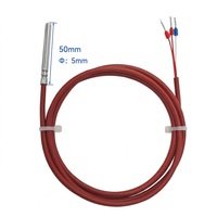 Sonde de température PT100 en acier inoxydable 304, étanche, détecteur thermique RTD pour la mesure de la température des liquides et des gaz