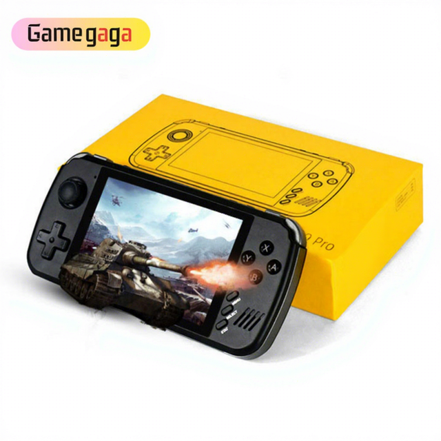 L Powkiddy X39 Pro Handheld Games Player X45 Handheld Game Player 4.3 Inch IPS Screen Classic Retro Game Console Kids Gift