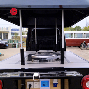 Vente personnalisée Chariot à jus Tricycle alimentaire électrique Chariots à crème glacée Gelato Camion alimentaire <span class=keywords><strong>Piaggio</strong></span> singe en acier inoxydable USA - Product Image 3