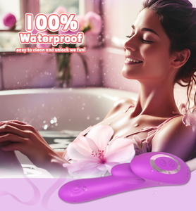 Juguetes elegantes para adultos con múltiples estímulos pulsación parpadeante diseño portátil ligero para mujeres sexis de silicona - Product Image 6