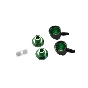 Coque d'oreille en métal 10 mm vert vif pour écouteurs intra-auriculaires, accessoire DIY - Product Image 5