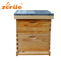 Nouveaux produits - Prix usine - Ruche en bois de sapin/pin de Nouvelle-Zélande - Boîte à ruches Langstroth 10 cadres - Nid d'abeilles