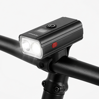 Batteriebetriebene Wiederaufladbare Wasserdichte Aluminium Superhelle Tragbare Lenkermontierte 400 Lumen LED-Fahrradlampe mit 8 Modi