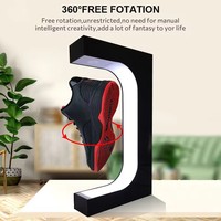 Magnetischer Rotations-Schuhständer, Schwebender LED-Schuhständer für Sneaker, Heimdekoration und Schuhpräsentation