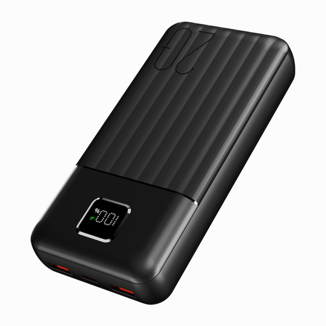 Dual USB 10000mAh 20000mAh Power Bank 22.5W Fast Charging with ABS Shell