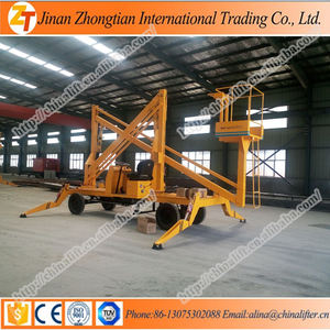 15 m ऊंचाई स्व-चालित उछाल लिफ्ट/आकाश उठा हवाई पहुँच काम मंच - Product Image 4