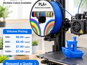 Filamento para Impresora 3D PLA+ Mate OEM de 1.75mm y 1kg, Acabado Mate Arcoíris de Bajo Brillo para Bambu Lab y Creality - Product Image 6