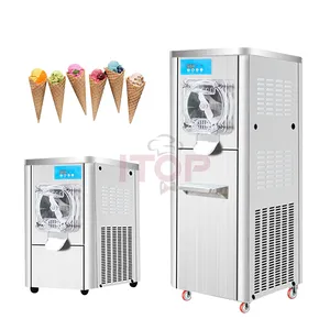 Gelato Maker Automatic Best Sale Full 1300W Commercial Hard Ice Cream Maker Machine Vertical Hard Ice Cream Machine