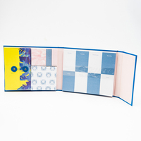 Ensemble de bloc-notes collant imprimé en couleur à trois dossiers A5